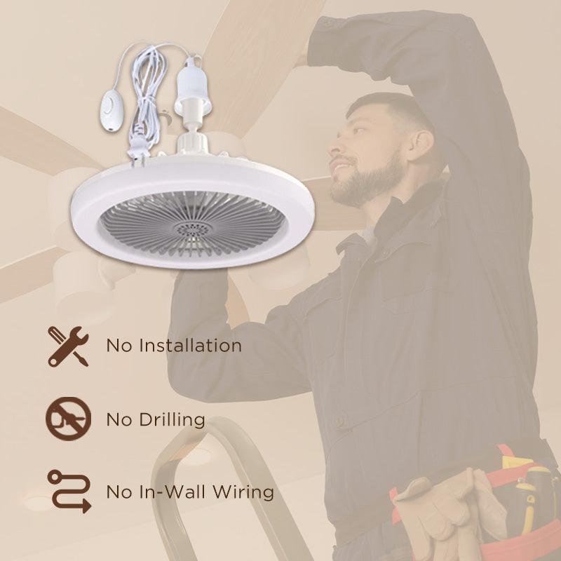 ☀️Limited Discount 50% Off🎁Remote Control Aromatherapy Ceiling Fan with Light🍃