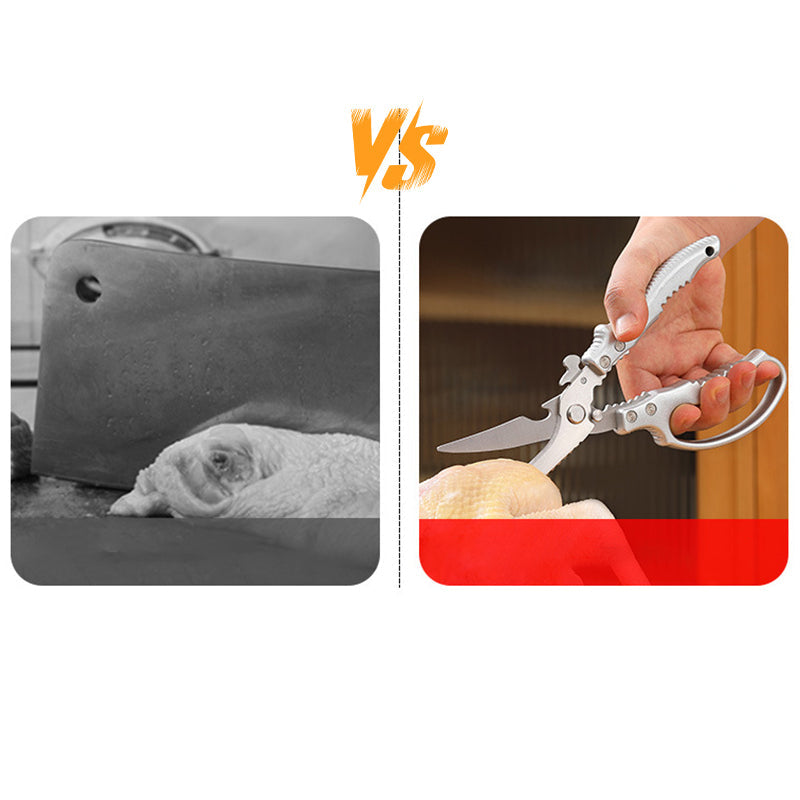 ✂️ Buy 2 Get 1 FREE! 🍗 Multifunctional Heavy Duty Poultry Shears – Razor-Sharp. 6-in-1 & Industrial-Grade 🔪