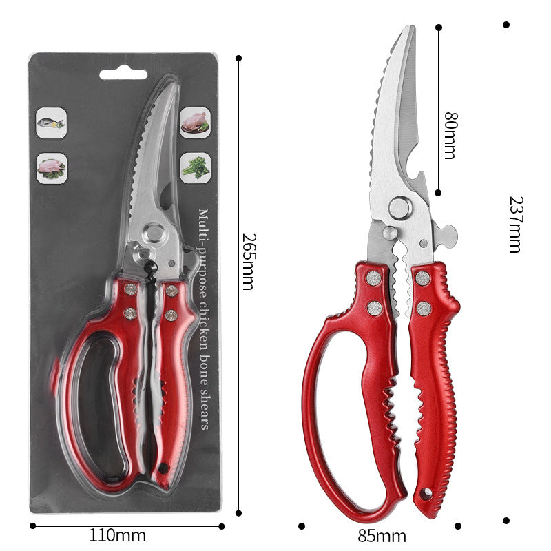 ✂️ Buy 2 Get 1 FREE! 🍗 Multifunctional Heavy Duty Poultry Shears – Razor-Sharp. 6-in-1 & Industrial-Grade 🔪