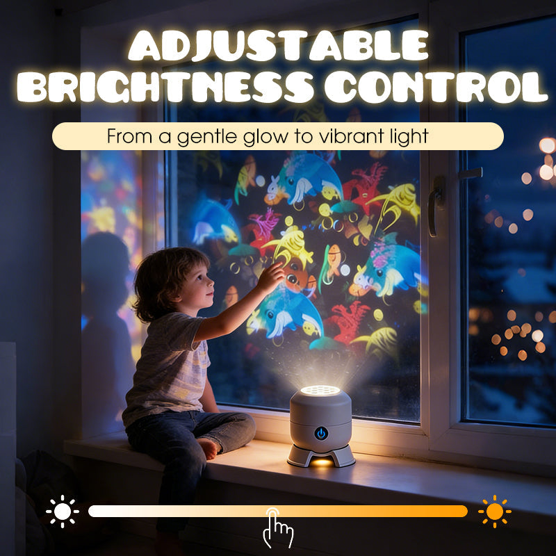 ✨ Rotating LED Projector with Dynamic Lighting Effect – Over 50.000 Sold! 🌀💞 Transform Your Space with Colorful Lights!