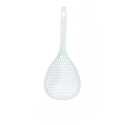 3pcs Strainer Scoop Colander Slotted Pasta Spoon Plastic Skimmer Spoon with Handle Food Drain Shovel for Kitchen Cooking
