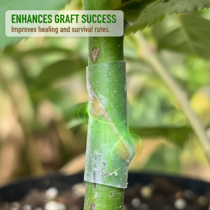 ✨ 50pcs Silicone Grafting Sleeves – Flexible. Durable & Promotes Fruit Tree Healing 🌳✨