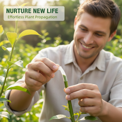 ✨ 50pcs Silicone Grafting Sleeves – Flexible. Durable & Promotes Fruit Tree Healing 🌳✨