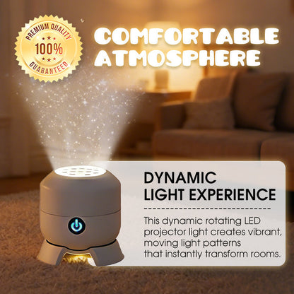 ✨ Rotating LED Projector with Dynamic Lighting Effect – Over 50.000 Sold! 🌀💞 Transform Your Space with Colorful Lights!